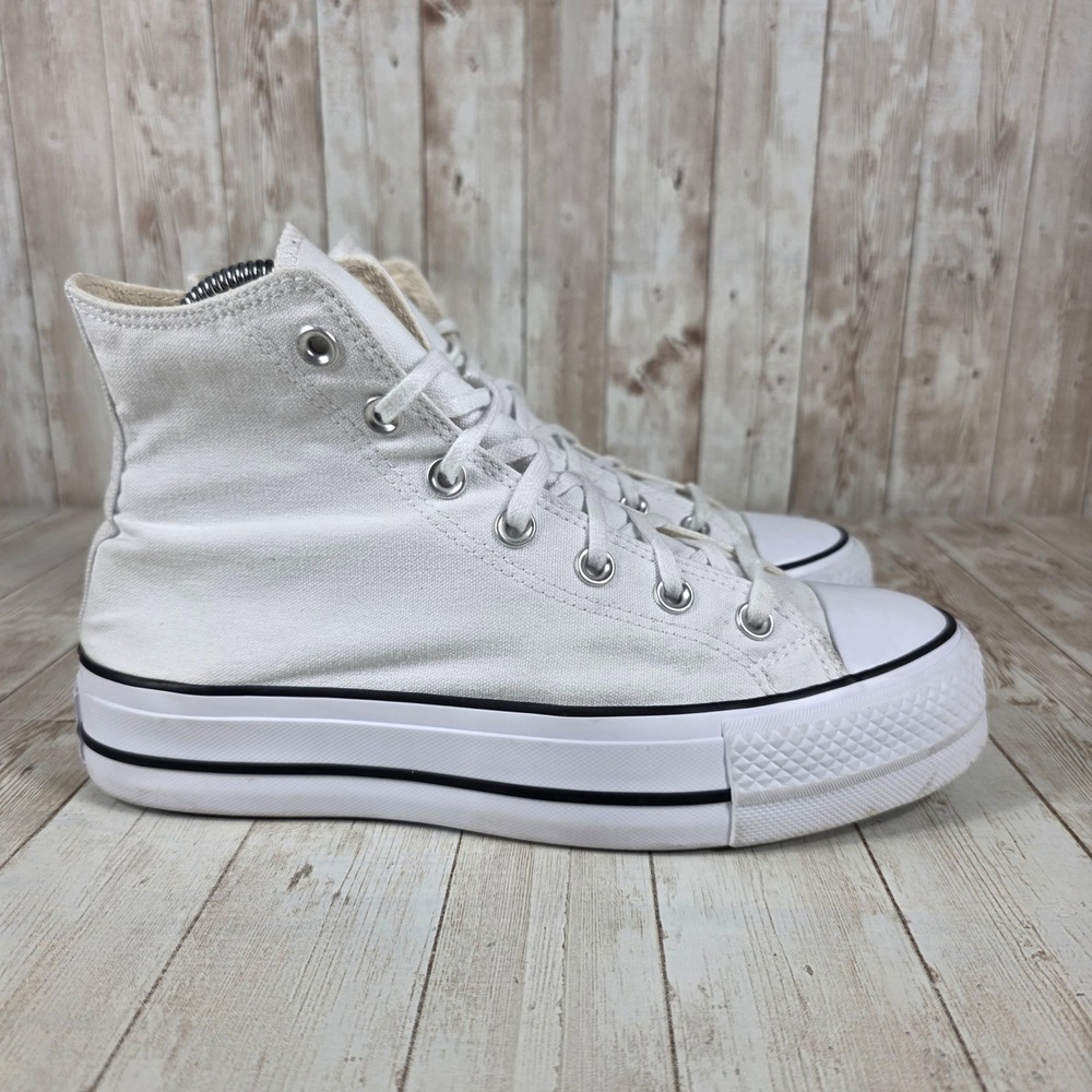 Converse White High-Top Sneakers